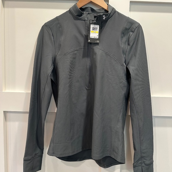 Under Armour Medium Qualifier Half Zip Running Shirt Women's NWT - Picture 1 of 3